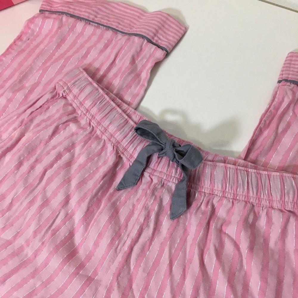 🚫SOLD🚫 VS Pajama Pants Striped Size S Color Pink - Picture 2 of 4